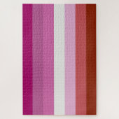 ピンクレズビアンプライド国旗 ジグソーパズル (縦)