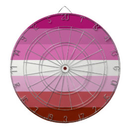 ピンクレズビアンプライド国旗 ダーツボード