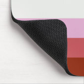 ピンクレズビアンプライド国旗 マウスパッド (コーナー)