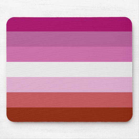 ピンクレズビアンプライド国旗 マウスパッド (正面)