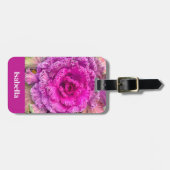 ピンクレタス ラゲッジタグ (正面横)