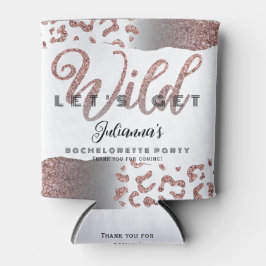 ピンクレッツゲットワイルドアニマルプリントバチェロレッテバッハ 缶クーラー