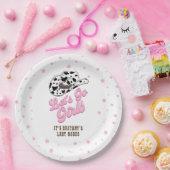 ピンクレッツゴーガールズナッシュビル女性のカーボーイバチェロレッテ ペーパープレート (パーティー)