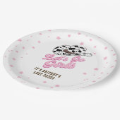 ピンクレッツゴーガールズナッシュビル女性のカーボーイバチェロレッテ ペーパープレート (アングル)
