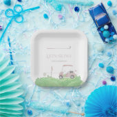 ピンクレッツパーティーゴルフ誕生日 ペーパープレート (パーティー)