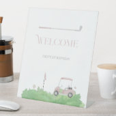 ピンクレッツパーティーゴルフ誕生日 台座サイン (インサイチュ)