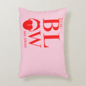 ピンクレッドいけなヴァレンティーンズデイカード アクセントクッション (正面(垂直))