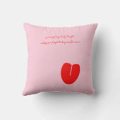 ピンクレッドいけなヴァレンティーンズデイカード クッション (裏面)