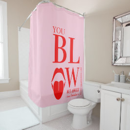 ピンクレッドいけなヴァレンティーンズデイカード シャワーカーテン