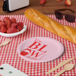 ピンクレッドいけなヴァレンティーンズデイカード ペーパープレート