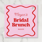 ピンクレッドウェー縁どブブライダルシャワーブランチ フェイバータグ (裏面)