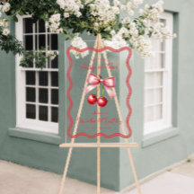 ピンクレッドコケットさくらんぼ1stバースデーウェルカム