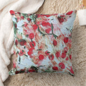 ピンクレッドダーティ水玉模様グランジ減衰 クッション (ブランケット)