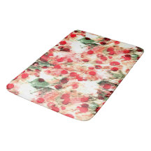 ピンクレッドダーティ水玉模様 グランジ