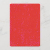 ピンクレッドファンキーはっきりしたグルーヴ結婚ィー詳細 エンクロージャーカード (裏面)