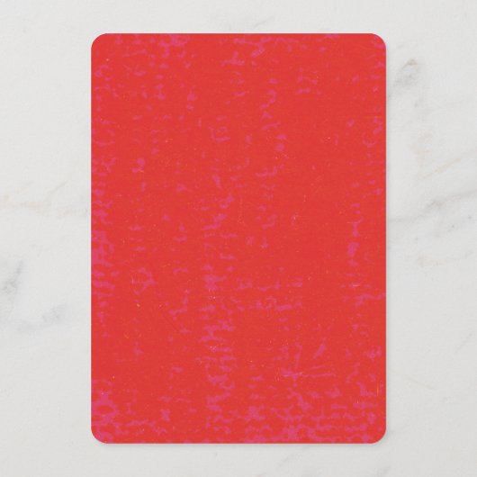 ピンクレッドファンキーはっきりしたグルーヴ結婚ィー詳細 エンクロージャーカード (裏面)