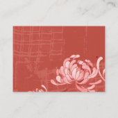 ピンクレッドフローラ結婚披露宴 エンクロージャーカード (裏面)