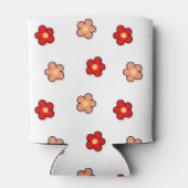 ピンクレッドフローラ鮮やか植物学春&夏 缶クーラー (裏面)