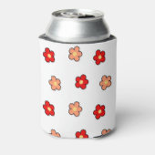 ピンクレッドフローラ鮮やか植物学春&夏 缶クーラー (缶裏面)