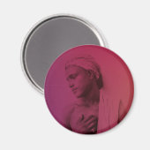 ピンクレッドマグレブチュニジアジェルバボーイマンマースマーン マグネット (正面/裏面)