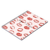 ピンクレッドリップキス ノートブック (左側)