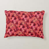 ピンクレッドローズフィールド アクセントクッション (裏面)