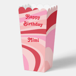 ピンクレッド抽象芸術パターントレンディー フェイバーボックス