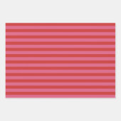 ピンクレッド明メリーるいはっきりしたクリスマス ラッピングペーパーシート (正面)