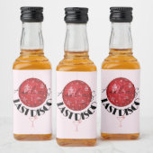 ピンクレッド最後のディスコパーティーショット リキュールボトルラベル (ボトル)
