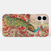 ピンクレッド金ゴールドピーコックスワール Case-Mate iPhoneケース (裏面 (横))