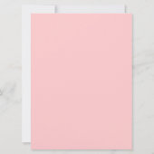 ピンクレッド21歳の誕生日 招待状 (裏面)