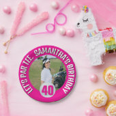 ピンクレディアメージングゴルフパーティー ペーパープレート (パーティー)