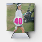 ピンクレディゴルフ–40をテーマにした 缶クーラー (正面)