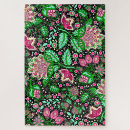 ピンクレディスリッパフラワーNH州ワイルドフラワー ジグソーパズル