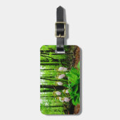 ピンクレディスリッパワイルドラン ラゲッジタグ (正面縦)