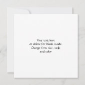 ピンクレディスリッパ花ありがとうフォトカード サンキューカード (裏面)