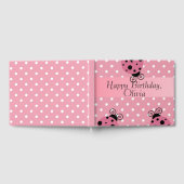 ピンクレディバグハッピーバースデーゲストブック ゲストブック (全面)