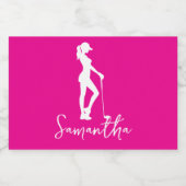 ピンクレディモノグラム スパークリングワインラベル (シングルラベル)