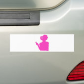 ピンクレディーのバンパーステッカー バンパーステッカー (車上)