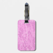 ピンクレディーデジタル迷彩柄パターン ラゲッジタグ (裏面縦)