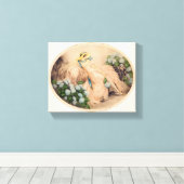 ピンクレディーバイルイジアト キャンバスプリント (インサイチュ (ウッドフロア))