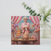 ピンクレディ誕生日パーティー 招待状 (スタンド正面)