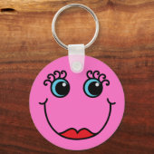 ピンクレディ顔 キーホルダー (正面)