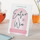 ピンクレトロアーチビジネス賞抽選抽選会 台座サイン (インサイチュ)