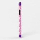 ピンクレトロウオータパターンオッタカヌー名前をカスタムする Case-Mate iPhoneケース (裏面/右)