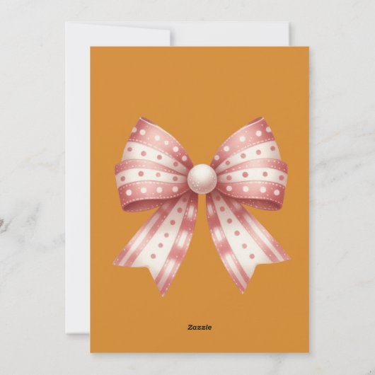 ピンクレトロクリスマスサンタクロース シーズンカード (裏面)