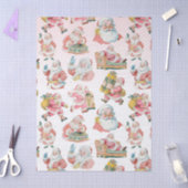 ピンクレトログルービーサンタクロース 薄葉紙 (クラフト)