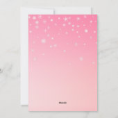 ピンクレトロサンタメリークリスマス シーズンカード (裏面)