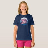 ピンクレトロタコTシャツ Tシャツ (正面フル)