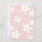 ピンクレトロダイシーセブン は ヴィーブ 誕生日 招待状 (裏面)